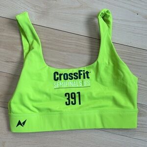 Neon Green Sports Bra